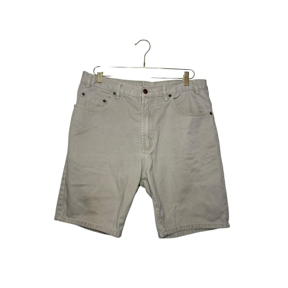 Vintage Route 66 Relaxed Fit Men's Khaki‎ Cotton Shorts Size 36 Streetwear